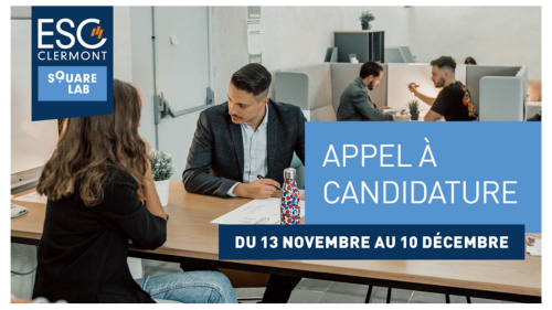 Appel à candidature Open incubateur SquareLab
